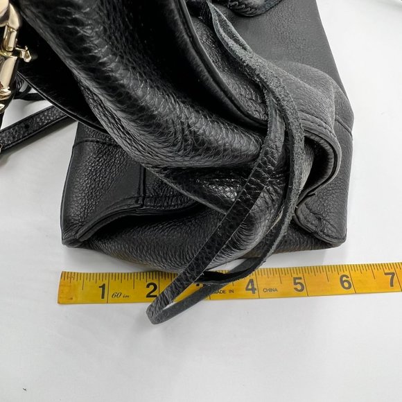 Rebecca Minkoff Black Leather Regan Satchel - Picture 8 of 16